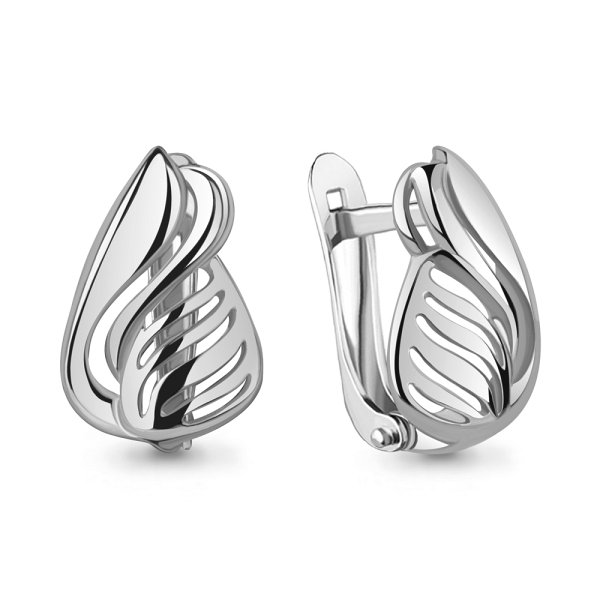 Серьги Аквамарин - Серебро 925 (арт. 34347.5)