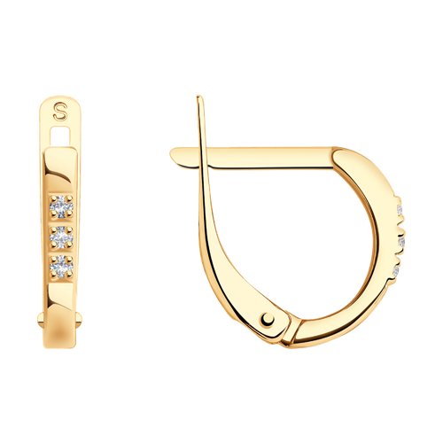 Серьги SOKOLOV - Серебро 925, Фианит (арт. 93020024)