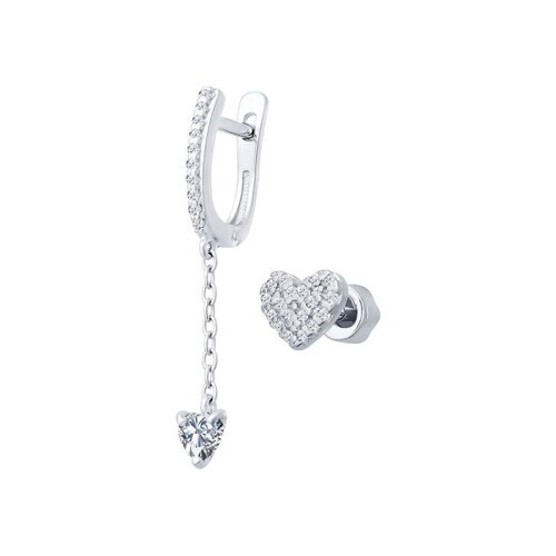 Серьги SOKOLOV - Серебро 925, Фианит (арт. 94021851)