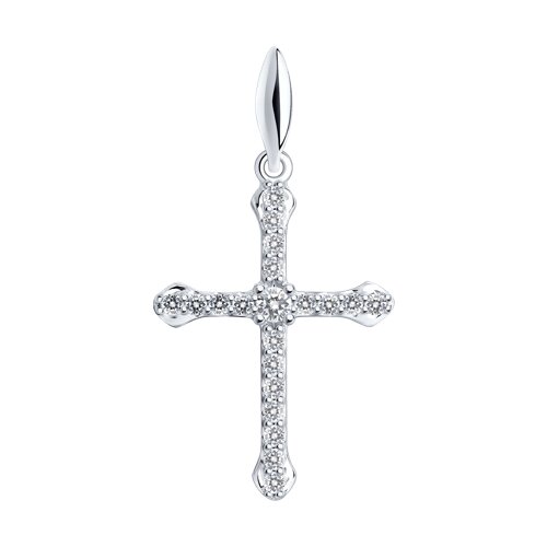 Подвеска SOKOLOV - Серебро 925, Фианит (арт. 94031379)