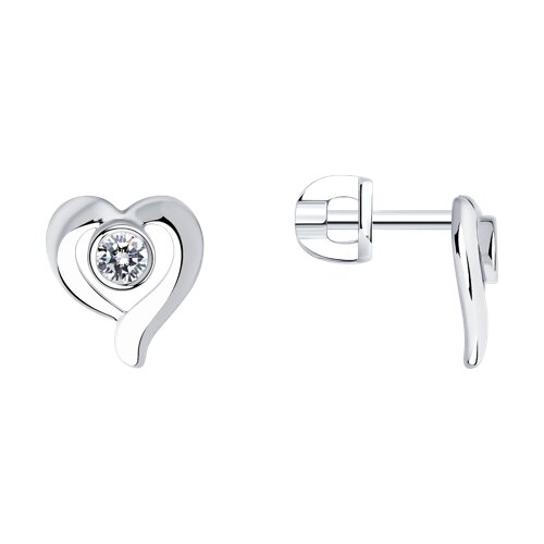 Серьги SOKOLOV - Серебро 925, Фианит (арт. 94026019)