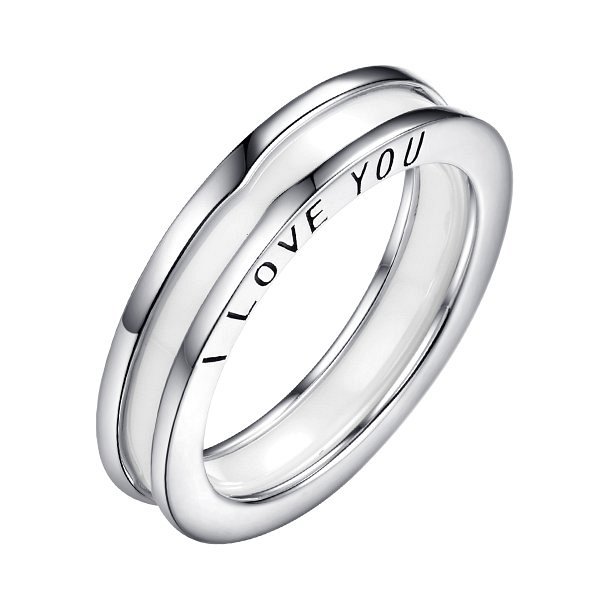 Кольцо FRESH - Серебро 925, Керамика (арт. TC-R01217-W-W-X-X-X)