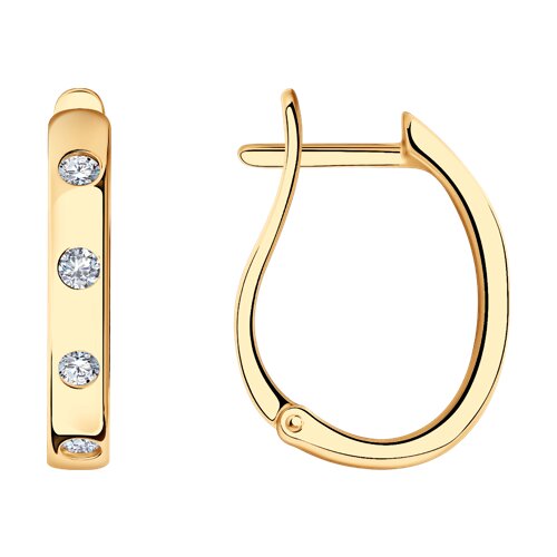 Серьги SOKOLOV - Серебро 925, Фианит (арт. 93020813)