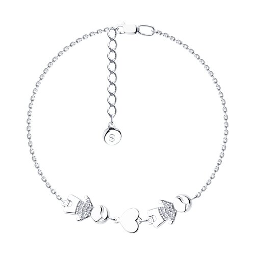 Браслет SOKOLOV - Серебро 925, Фианит (арт. 94050754)