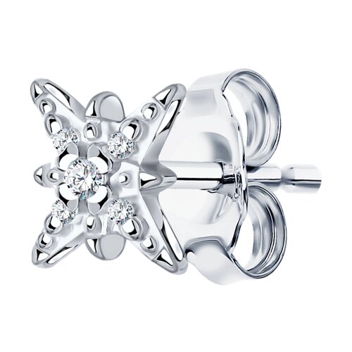 Серьга SOKOLOV - Серебро 925, Фианит (арт. 94170382)