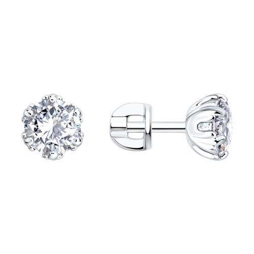 Серьги SOKOLOV - Серебро 925, Фианит (арт. 94027538)