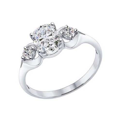 Кольцо SOKOLOV - Серебро 925, Фианит (арт. 94012228)