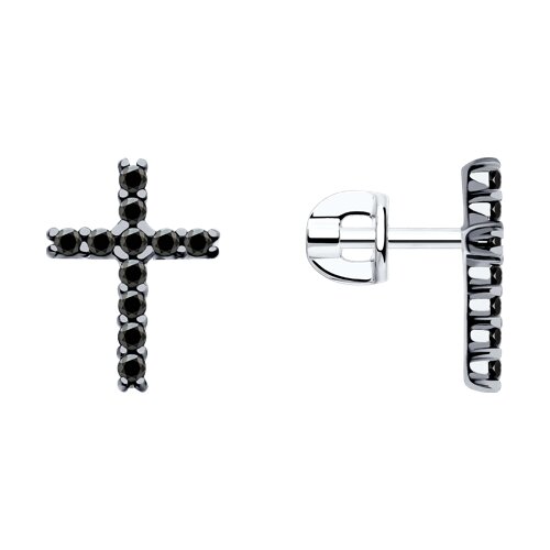 Серьги SOKOLOV - Серебро 925, Фианит (арт. 94026495)