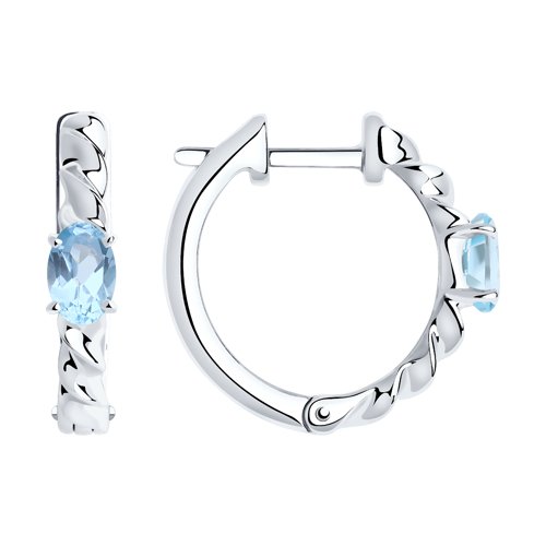 Серьги SOKOLOV - Серебро 925, Топаз (арт. 92022281)