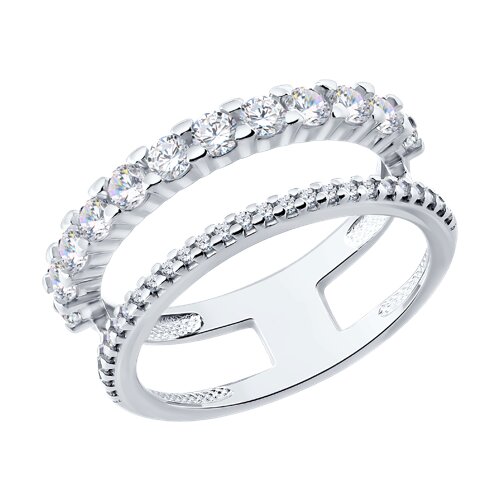 Кольцо SOKOLOV - Серебро 925, Фианит (арт. 94014876)