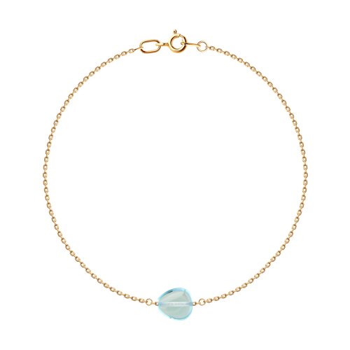 Браслет SOKOLOV - Золото 585, Топаз (арт. 750650)