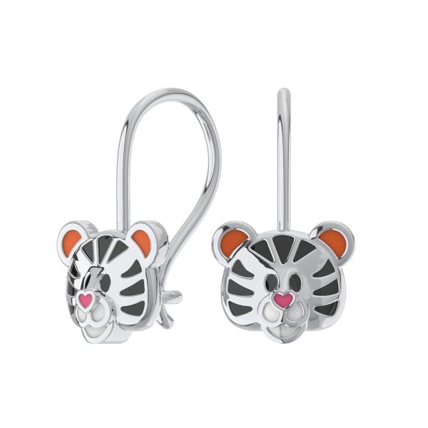 Серьги POKROVSKY - Серебро 925, Эмаль (арт. 0201680-00875)