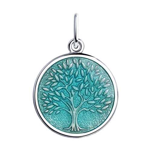 Подвеска SOKOLOV - Серебро 925, Эмаль (арт. 94032276)