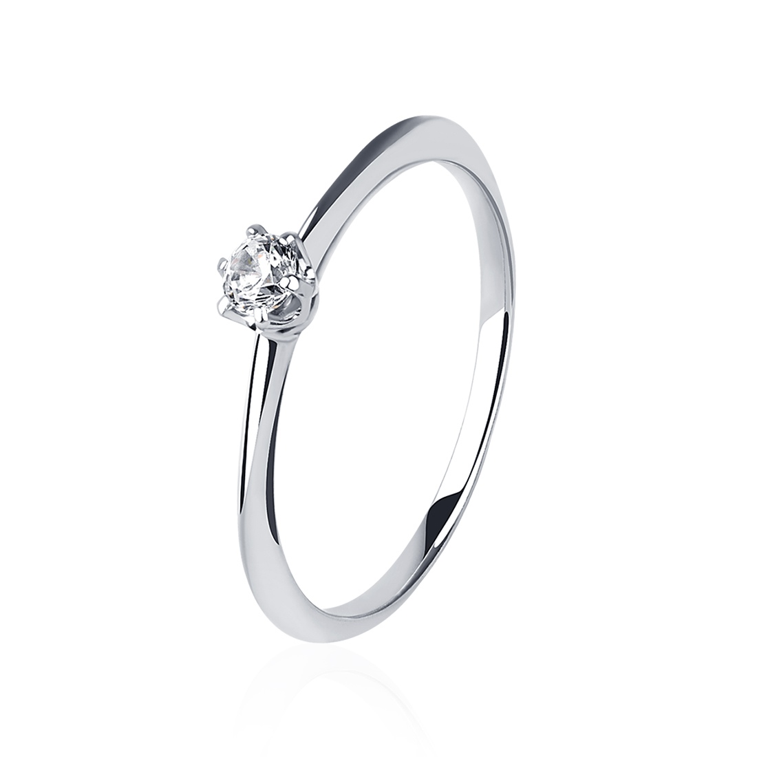 Кольцо Platinum Lab. - Платина 950, Бриллиант (арт. ПК-055-02)