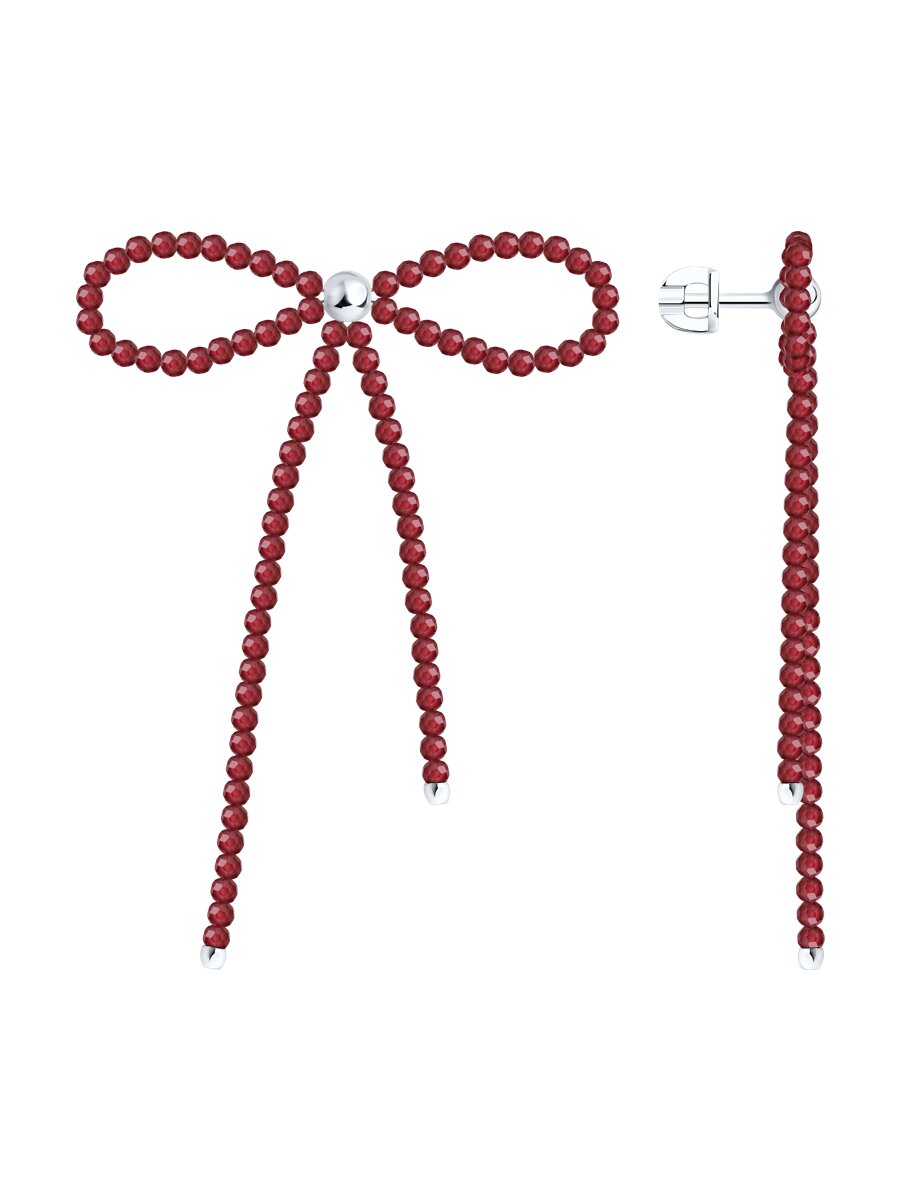 Серьги SOKOLOV - Серебро 925, Гранат (арт. 92023315)