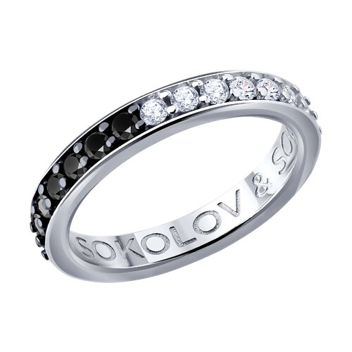 Кольцо SOKOLOV - Серебро 925, Фианит (арт. 94015016)