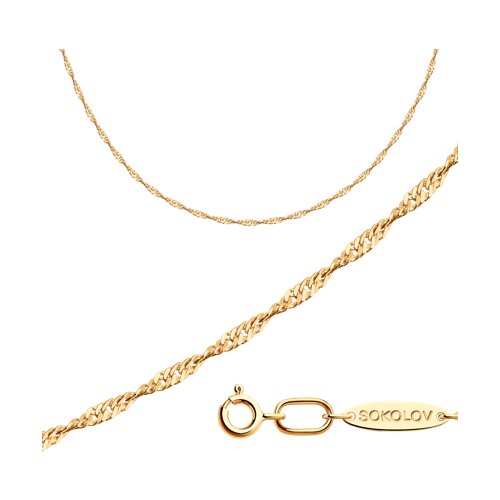 Цепочка SOKOLOV - Серебро 925 (арт. 988090402)