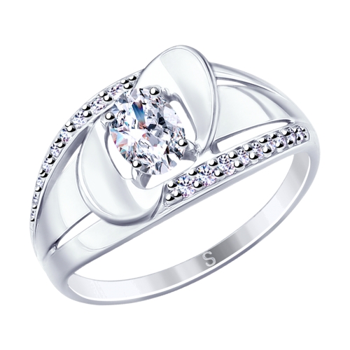 Кольцо SOKOLOV - Серебро 925, Фианит (арт. 94012689)