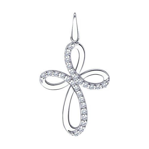 Подвеска Diamant - Серебро 925, Фианит (арт. 94-130-01317-1)