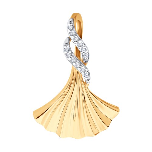 Подвеска Diamant - Золото 585, Фианит (арт. 51-130-02900-1)