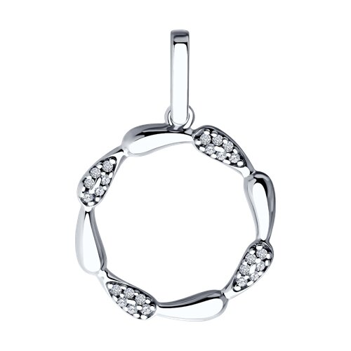 Подвеска Diamant - Серебро 925, Фианит (арт. 94-130-02004-1)