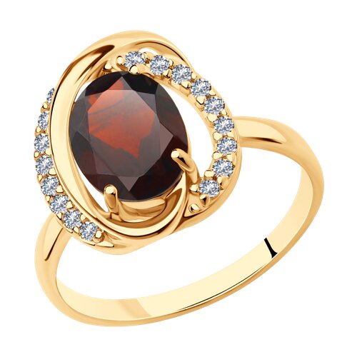 Кольцо SOKOLOV - Серебро 925, Гранат (арт. 92012083)