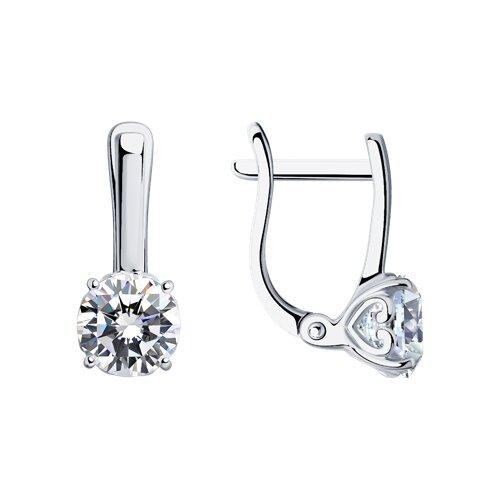 Серьги SOKOLOV - Серебро 925, Фианит (арт. 94025263)