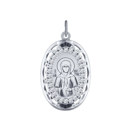 Подвеска SOKOLOV - Серебро 925, Фианит (арт. 94100243)