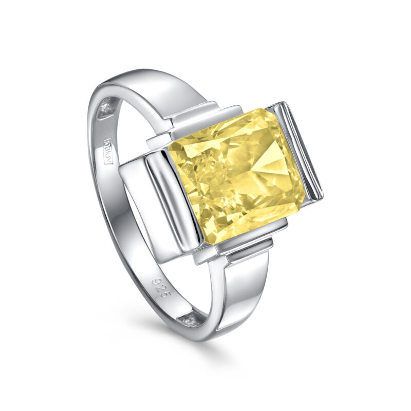 Кольцо Кабаровских - Серебро 925, Бриллианит (арт. 11-679-11600)