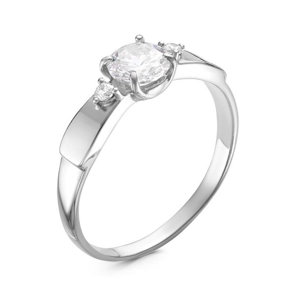 Кольцо Красная пресня - Серебро 925, Фианит (арт. 23810082Д)