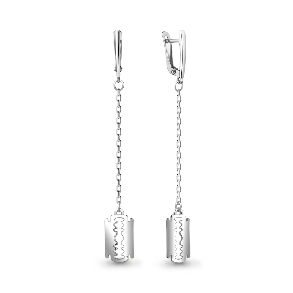 Серьги Аквамарин - Серебро 925 (арт. 33762.5)