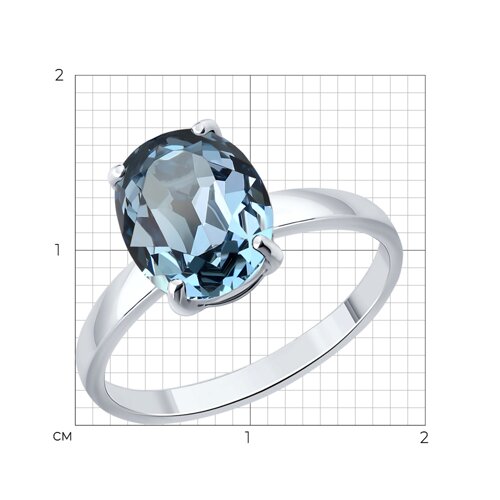 Кольцо SOKOLOV - Серебро 925, Кристалл (арт. 94014930)