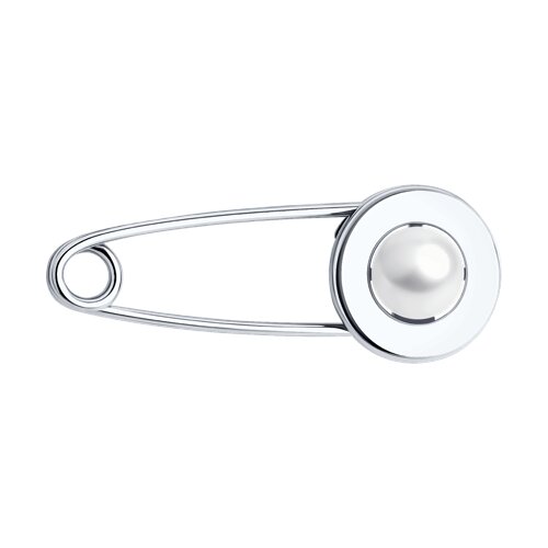 Булавка Diamant - Серебро 925, Жемчуг культивированный (арт. 94-340-02633-1)