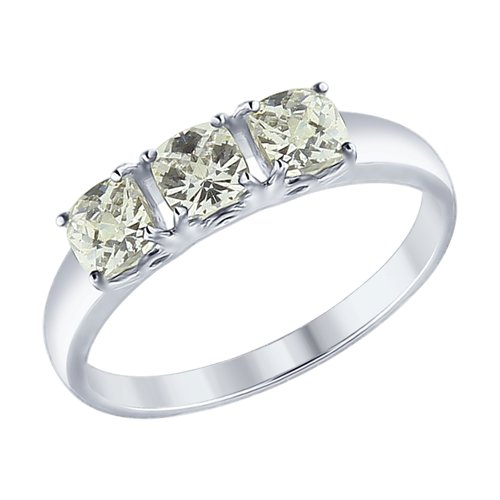 Кольцо SOKOLOV - Серебро 925, Swarovski (арт. 89010063)