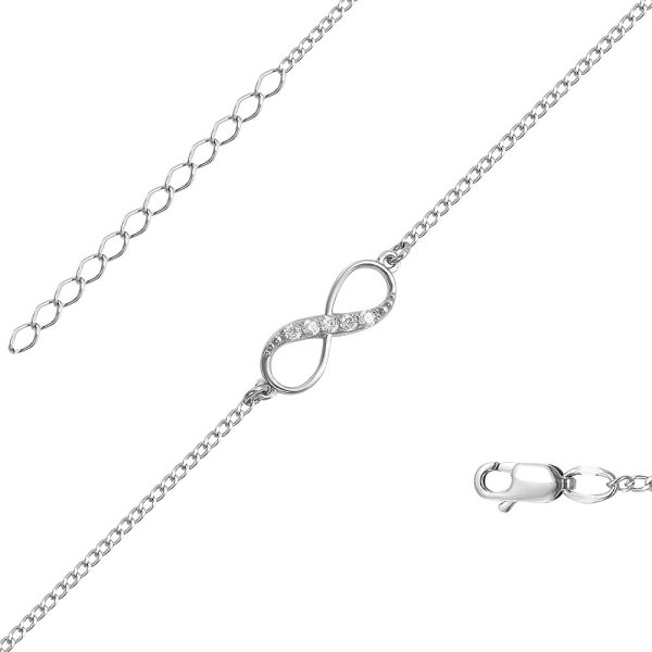 Браслет Красная пресня - Серебро 925, Фианит (арт. 7389278Д)