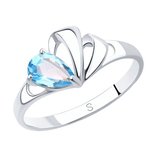 Кольцо SOKOLOV - Серебро 925, Топаз (арт. 92011581)