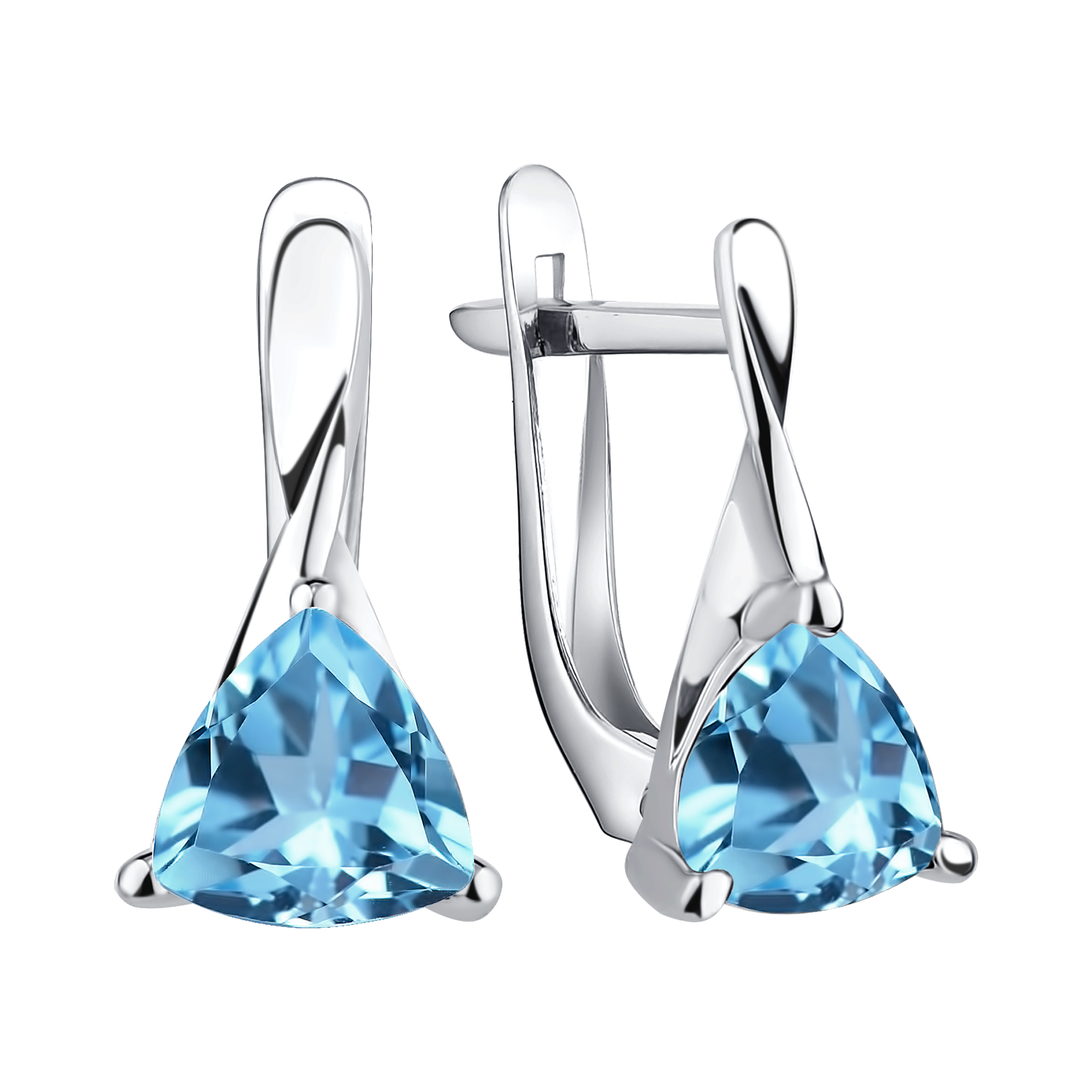 Серьги Talant - Серебро 925, Кристалл (арт. 10-72-000Ц-11814)