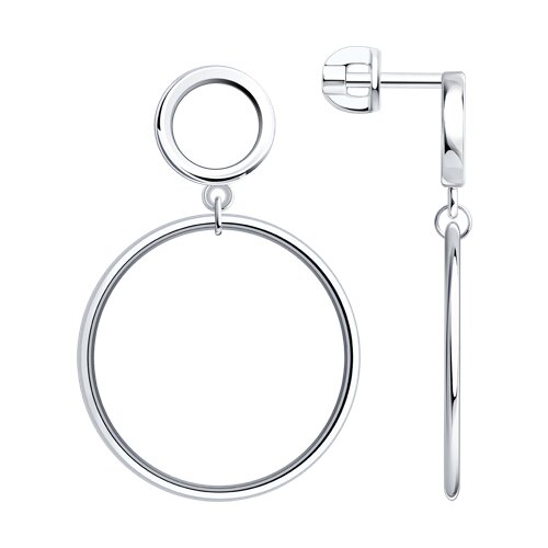 Серьги Diamant - Серебро 925 (арт. 94-122-00510-1)