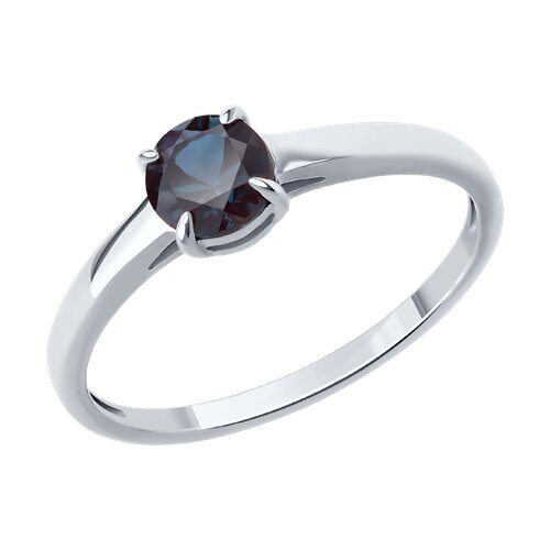 Кольцо SOKOLOV - Золото 585, Синтетический александрит (арт. 717151-3)