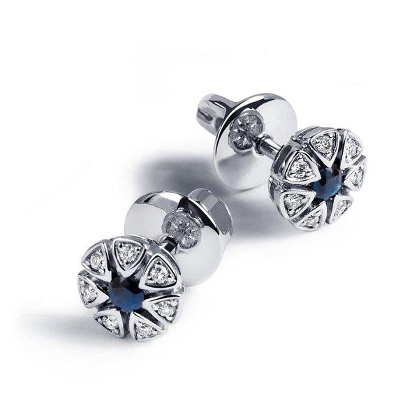 Серьги Platinum Lab. - Платина 950 (арт. ПС-276С-01)