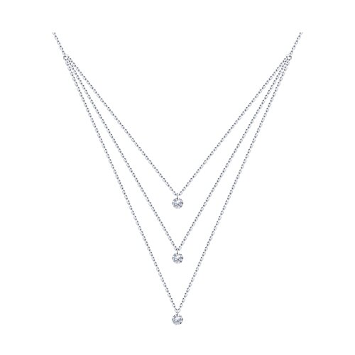 Колье SOKOLOV - Серебро 925, Фианит (арт. 94070615)