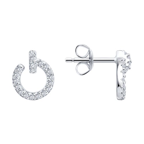 Серьги SOKOLOV - Серебро 925, Фианит (арт. 94027188-91)