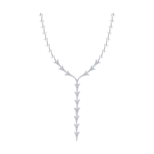 Колье SOKOLOV - Серебро 925, Фианит (арт. 94071376)