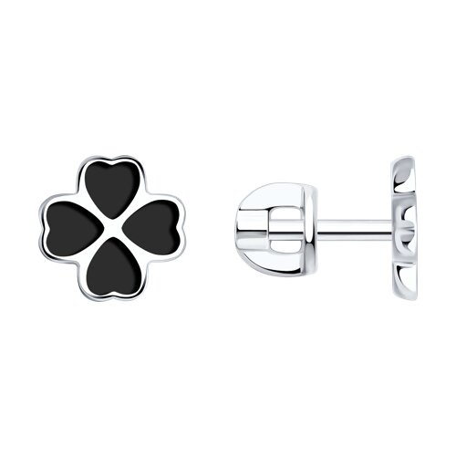 Серьги SOKOLOV - Серебро 925, Эмаль (арт. 94026073)