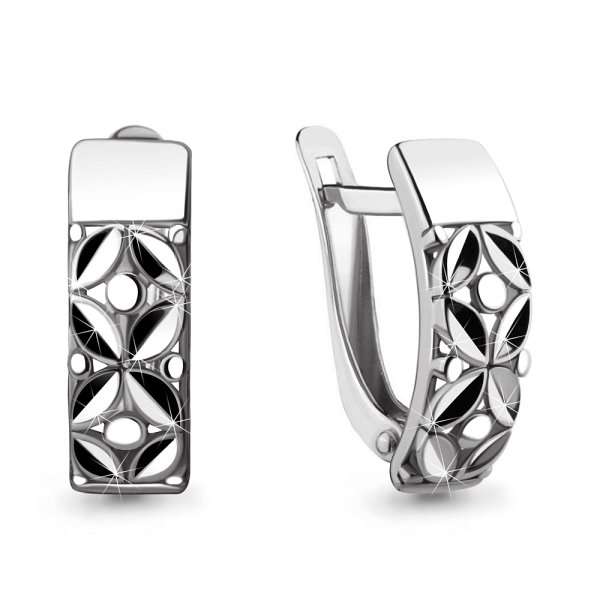 Серьги Аквамарин - Серебро 925 (арт. 34053.5)