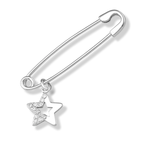 Булавка EFREMOV - Серебро 925, Фианит (арт. 1510018996-501)