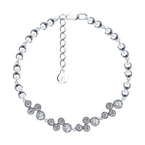 Браслет SOKOLOV - Серебро 925, Фианит (арт. 94050384)