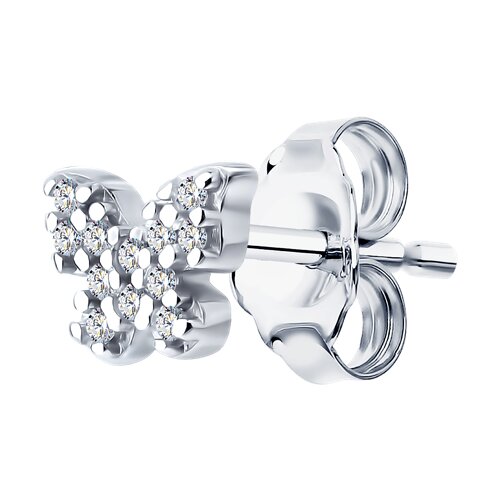 Серьга SOKOLOV - Серебро 925, Фианит (арт. 94170405)