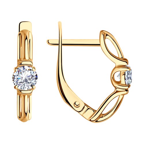 Серьги Diamant - Серебро 925, Фианит (арт. 93-120-01370-1)