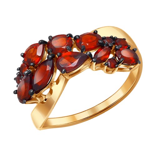 Кольцо SOKOLOV - Золото 375, Гранат (арт. 37714051)